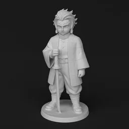 Tanjiro Kamado Standing with Sword
