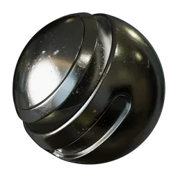 Heavy Scratched Painted Steel