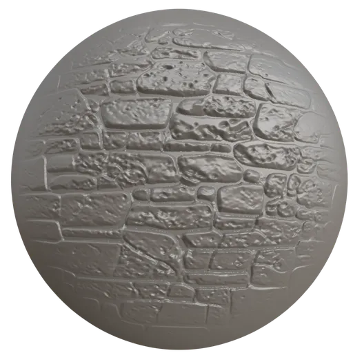 Cobble wall