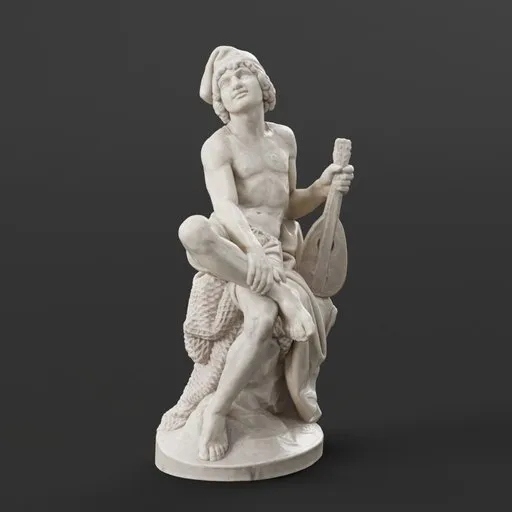 statue of Neapolitan fisherman
