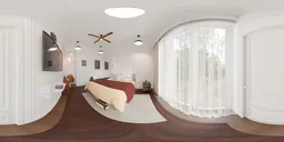 Elegant Sunlit Bedroom