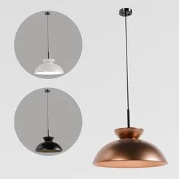 Layered Dome Pendant Lamp