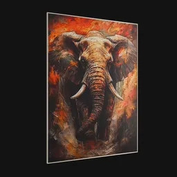 Elephant painting