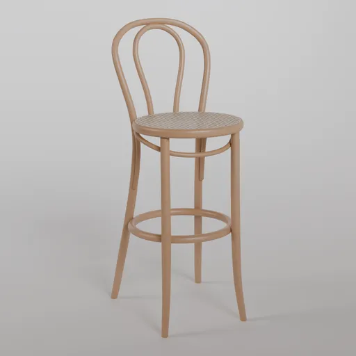 18 Barstool W0 - natural oil