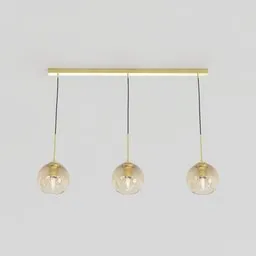 Brass ceiling light