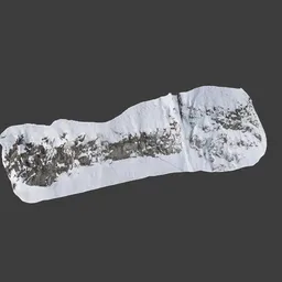 Snow Rocks Photoscan