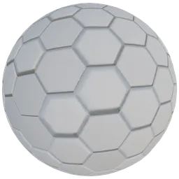 Hexagonal White Wall