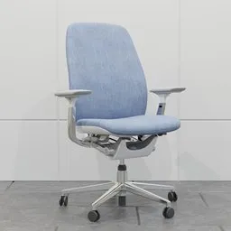 Blue Ergonomic Office Chair