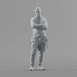 Lowpoly Construction Worker