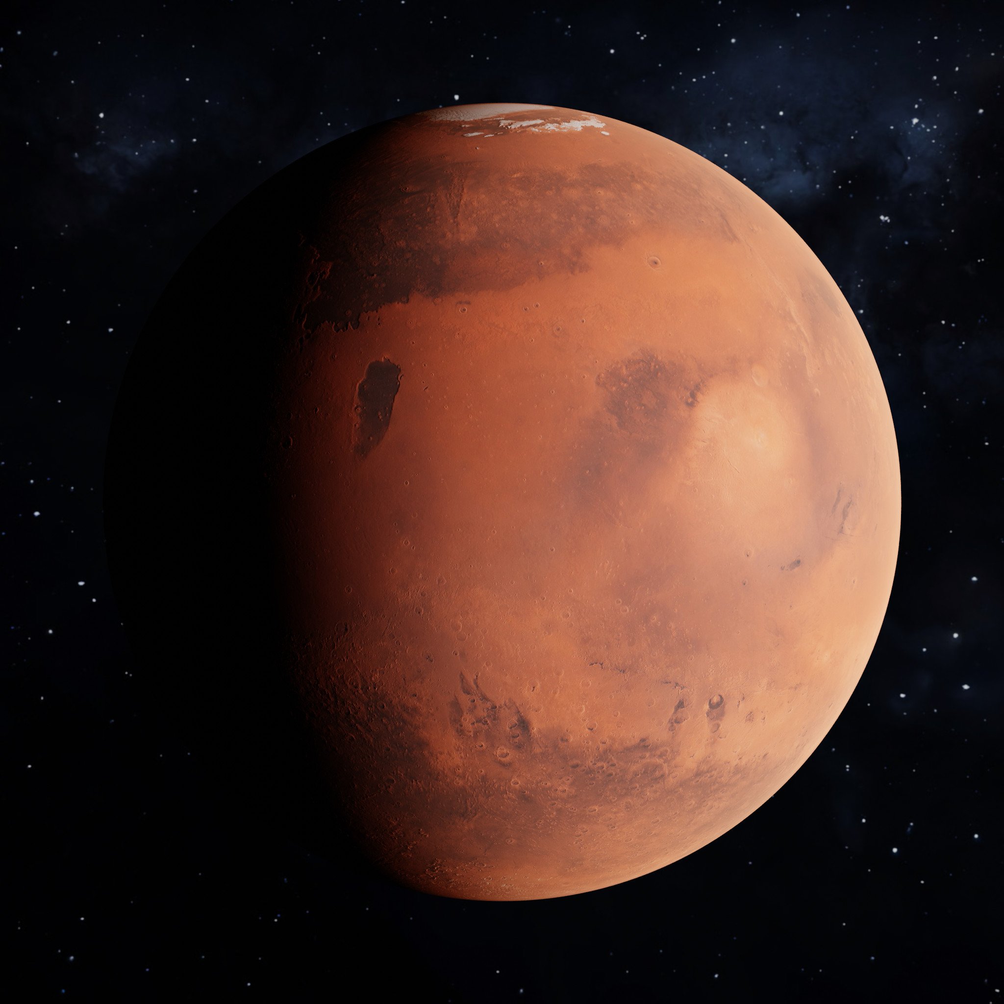 Mars | FREE 3D Planet models | BlenderKit