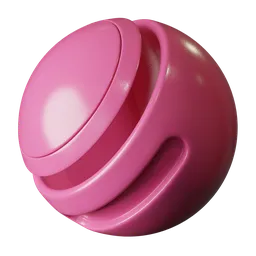 Dark Pink Lacquered Surface