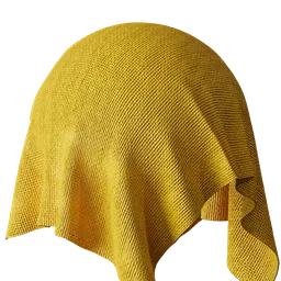 Yellow Corduroy Fabric