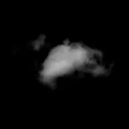 Realistic atmospheric 3D cloud model for Blender, optimized with animated noise texture.