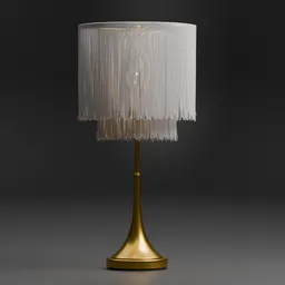 Fringe Table Lamp