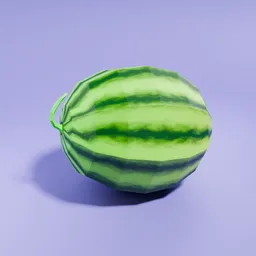 Lowpoly Watermelon