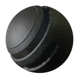 Black foam-like textured rubber material for 3D modeling in Blender, suitable for air pipes and car tire texturing.