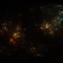 Starfield, red, yellow, 16k