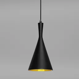 Pendant Lamp Dixon Black and Gold-03