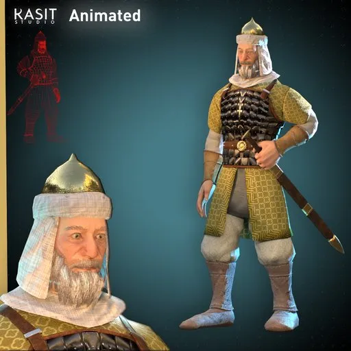 Arab Warrior Animated