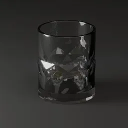 Whiskey Glass (Diamond pattern)