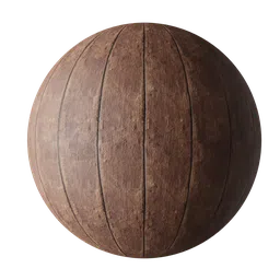 High-resolution Brown Woodplanks PBR texture for 3D modeling in Blender and other software.
