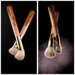 Makeup brush bristle  smoke animation