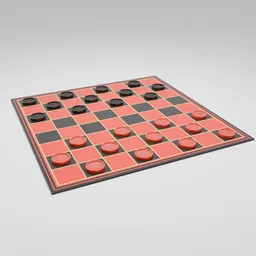 Classic Checkers Game