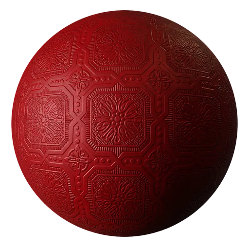 Wallpaper Anaglypta Red