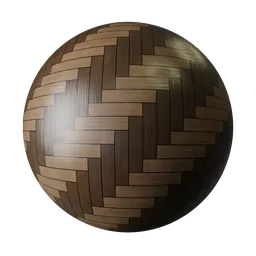Procedural Wooden Flooring ( Herringbone Pattern )