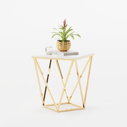 Side Table Decorative