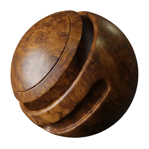 Rich Walnut Burl