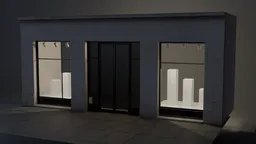 Night Shop Window Template