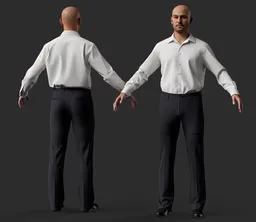 Business, Office Male Character