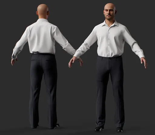 Business, Office Male Character