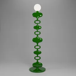 Clem Lamp Green