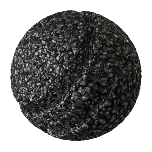 Crystal black glass