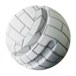 Modern Smooth White Brick