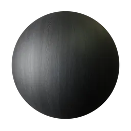 Ebonized wood texture inspired by Shou Sugi Ban carbonization technique, providing a noble look for PBR 3D materials.