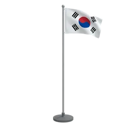 Animated Flag of South Korea