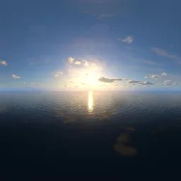 Sunset and sunlight