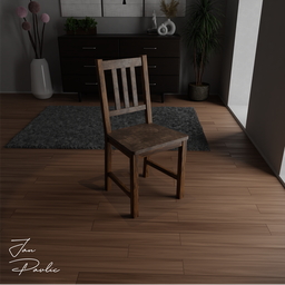 Wood chair A