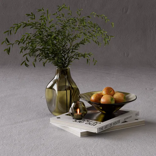 Fruit Bowl Rustic Decor Set