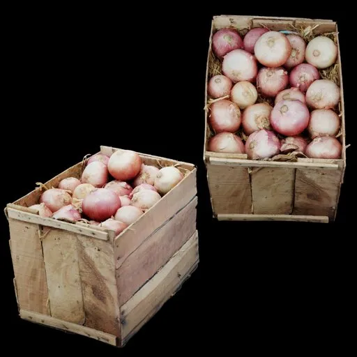 Fresh Red Onion Crate