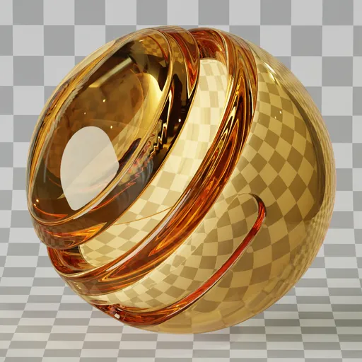 Glass Gold Tinted