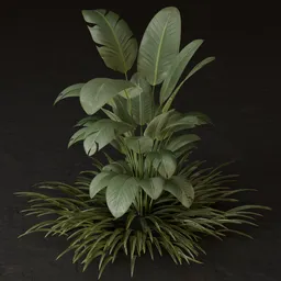 SJ-3D Outdoor Decorative Plant