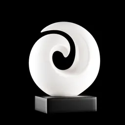 Abstract sculpture. Harmony