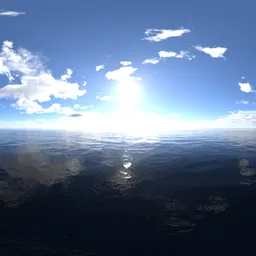 Morning cloud bluesky