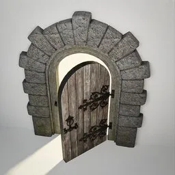 Medieval Norman Door 3