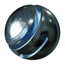 Heavy Scratched Painted Steel