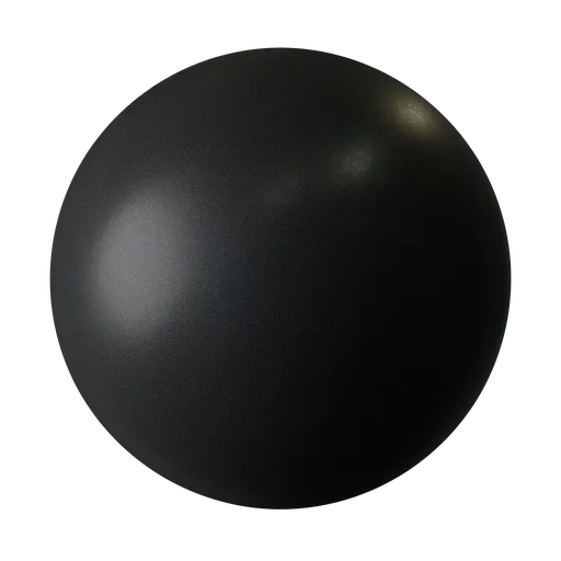 4K PBR seamless sandblasted black metal texture for Blender and 3D applications.